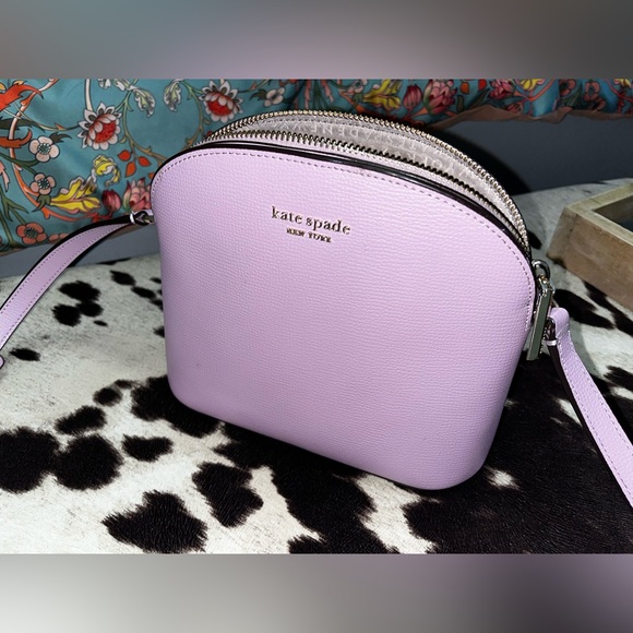 Lavender Kate Spade clamshell crossbody - Picture 5 of 8